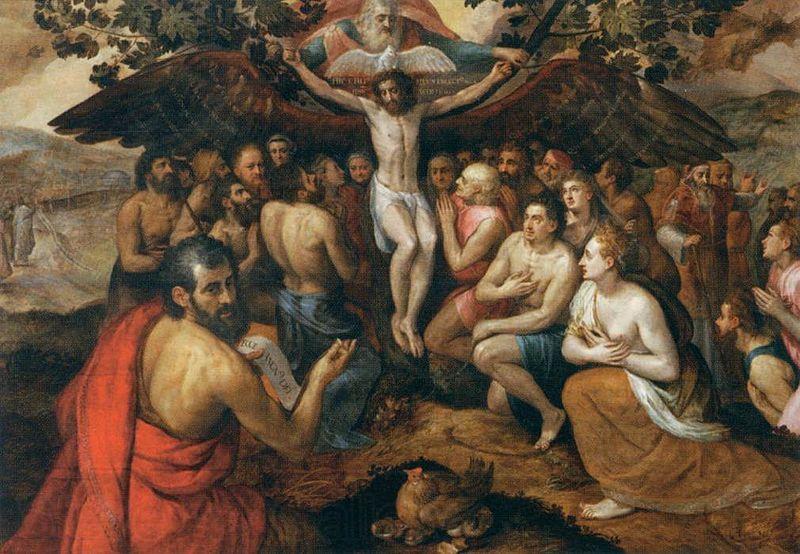 Frans Floris de Vriendt The Sacrifice of Jesus Christ Norge oil painting art